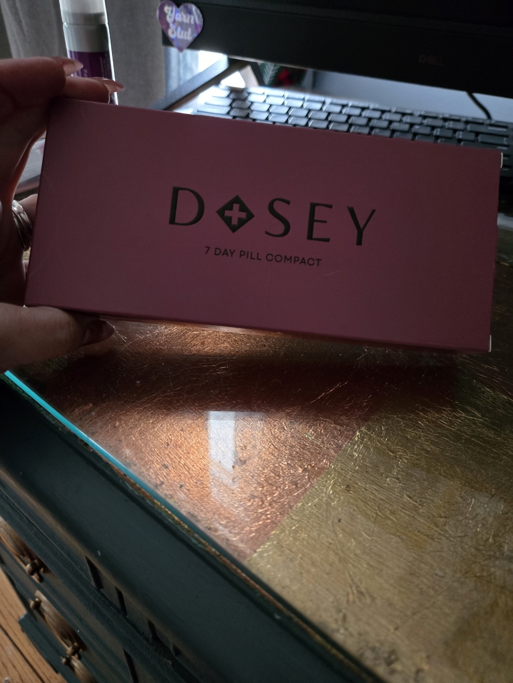 7-Day Pill Compact – Pink